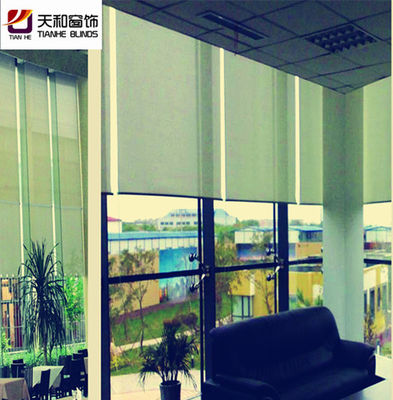 custom metallic translucent chain fabric roll up blinds mechanism fabric roll shads roll up and down fabric curtain manufacturer