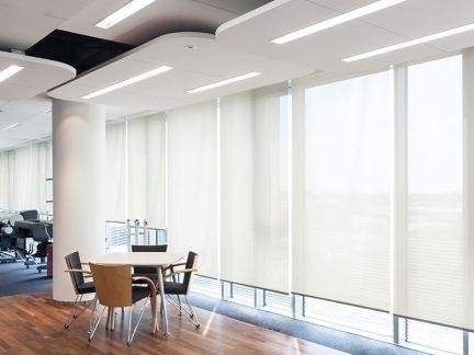 Anti UV White Roll Down Blinds , Blackout Roller Blinds Bunnings Dustproof