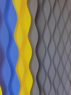 Unique Vertical Interior Roller Blinds Looks Like Ripple Blinds