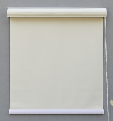 Translucent Fabric Office Roller Blinds Dyeing Cordless Horizontal