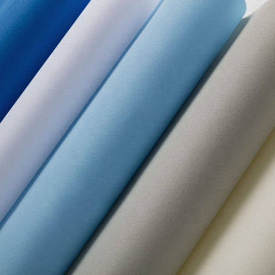 Translucent Fabric Office Roller Blinds Dyeing Cordless Horizontal