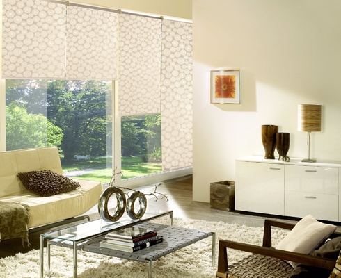 Custom Digitally Printed Roller Shades For Home Roman Patterned 6Grade Fastness