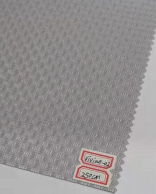 Plain fabric Jacquard Roman Blinds , Semi Opaque Roller Shades ISO9001
