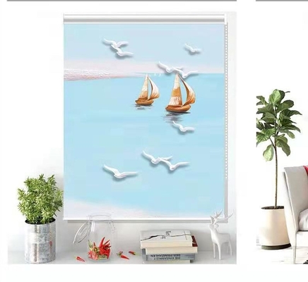 Customized pattern 3D print roller blind Personalization custom curtain