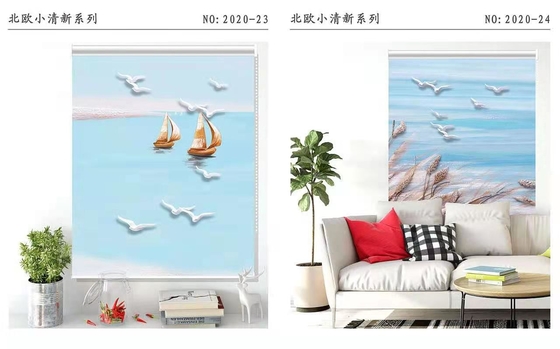 cordless Digitally Printed Roller Blinds , Animal Print Roller Blind 250cm Width