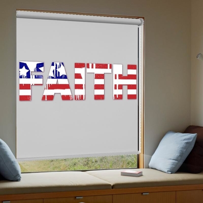 38MM machanism 3D Printed Roller Blinds Custom Multi-colored printing Blinds