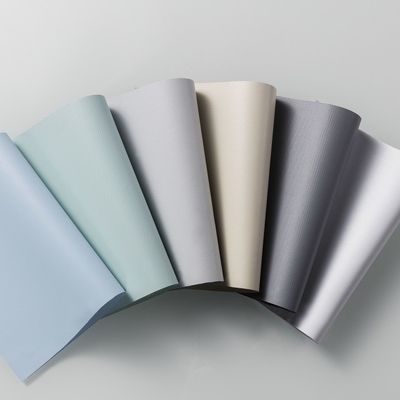 Foaming Full Blackout Roller Blind Fabric For Octagonal Window