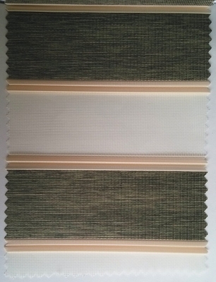 Plain Polyester Zebra Blinds Fabric , 3m Horizontal Roller Zebra Blinds