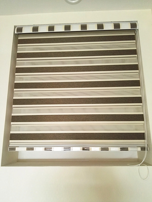 90% Shading Zebra Blinds With Blackout Linen Yarn Composition