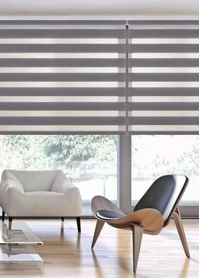 Plain Zebra Blinds Fabric Shades , Custom Roller Blinds Bunnings Grade 8 Fastness