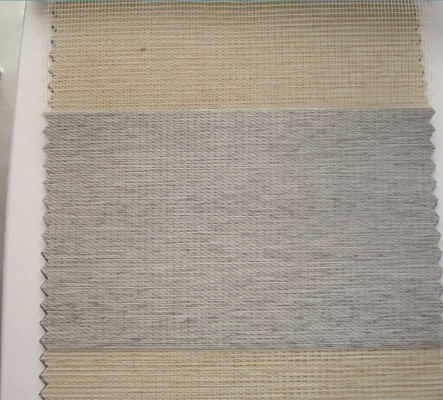 Premium Room Darkening Zebra Dual Sheer Blackout Roller Shades Linen 3.0m