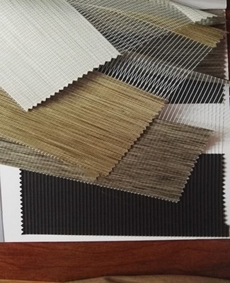 Linen Blackout Zebra Blinds Fabric Translucent Style Inner Installed 40m Length