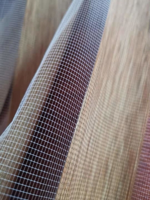 Vertical Zebra Polyester Blinds For Windows 85% Shading Rate Plain weaving