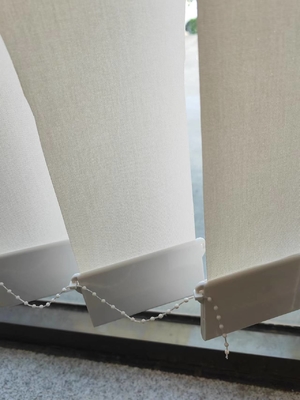 Water Wave Blinds Vertical Polyester Blind Fabric Decorate Home Window