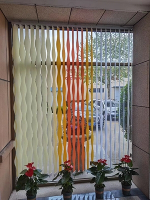 Custom Size Blackout Fabric Vertical Blinds 100% Polyester Window Use