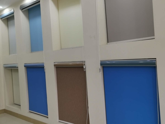 Oil Resistant Light Filtering Sheer Shades 300D*300D SGS Approved
