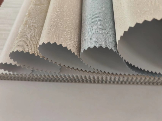 420gsm Sheer Roller Blind Fabric Manual Roller Jacquard Curtain Fabrics