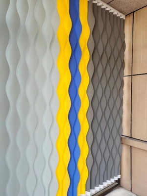 wholesale smart sunshade vertical blinds Factory directly S Type Vertical Blind Water Wave Curtain