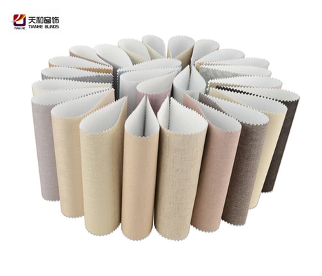 French Window Roller Blinds Fabric , Venetian Bathroom Blind Fabric