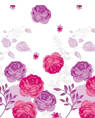 Printed roller blinds fabric