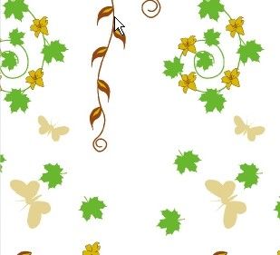 Printed roller blinds fabric