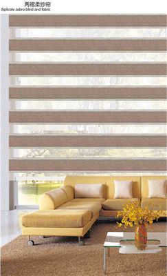 zebra roller curtain / zebra blinds fabric/ Jacquard zebra fabric 100% polyester zebra fabric white color black,red,blue