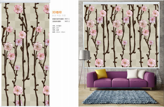 Digital printing roller blinds and fabric,living room dubai style blackout roller blinds shades,india style blinds