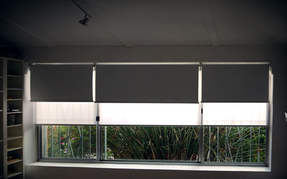 Roller blinds , Window blinds roller blinds fabric 100% polyester blackout  roller blinds fabric ready made roller zebra