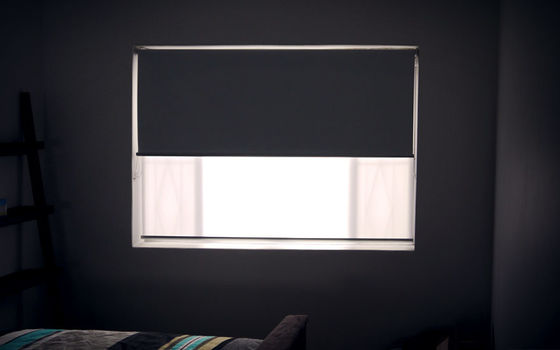 Roller blinds , Window blinds roller blinds fabric 100% polyester blackout  roller blinds fabric ready made roller zebra