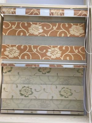 Popular pattern zebra blinds fabric ,roller blinds fabric,two layers sheer zebra blinds,home deco window blinds blackout
