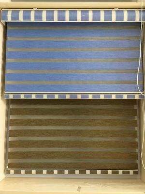 Popular pattern zebra blinds fabric ,roller blinds fabric,two layers sheer zebra blinds,home deco window blinds blackout