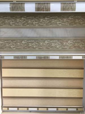 Popular pattern zebra blinds fabric ,roller blinds fabric,two layers sheer zebra blinds,home deco window blinds blackout