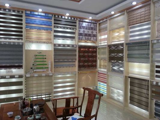 Printed Zebra blinds fabric/ wholesale zebra blinds fabric good price,white color zebra blind fabric,day and night  blin