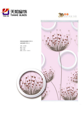 New design 3D printed window blinds for window decoration  100% polyester printed roller blinds fabric
