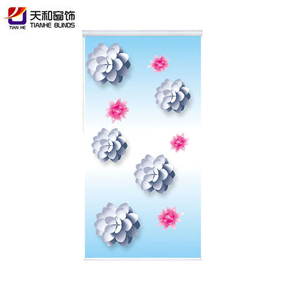 home curtain 3D printed window blinds with FR functional Latest design for living room