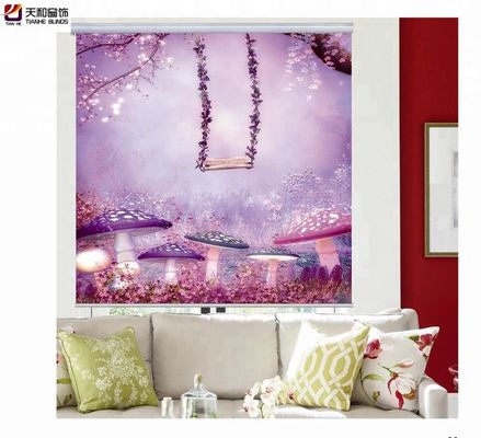 100% blackout custom printed blinds 3d printed roller blinds digital printing blinds shades manufacturer for Saudi Arabi