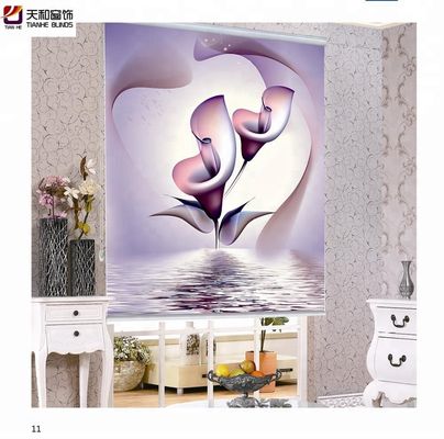 100% blackout custom printed blinds 3d printed roller blinds digital printing blinds shades manufacturer for Saudi Arabi