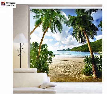 100% blackout custom printed blinds 3d printed roller blinds digital printing blinds shades manufacturer for Saudi Arabi