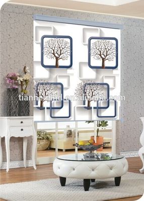 100% blackout custom printed blinds 3d printed roller blinds digital printing blinds shades manufacturer for Saudi Arabi