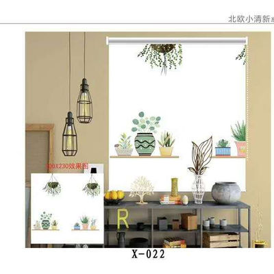 3D printed roller blinds digital printing blinds fabric