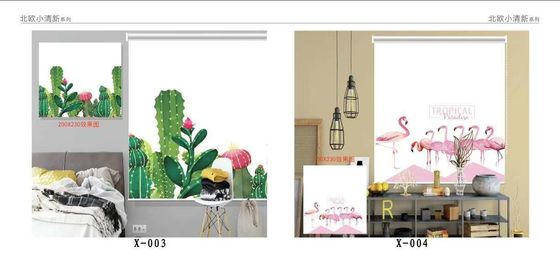 3D printed roller blinds digital printing blinds fabric
