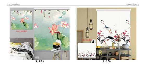 3D printed roller blinds digital printing blinds fabric