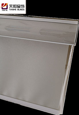 custom metallic translucent chain fabric roll up blinds mechanism fabric roll shads roll up and down fabric curtain manufacturer
