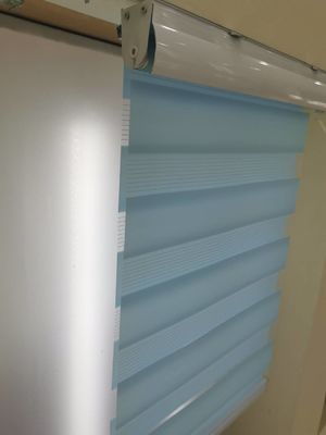 factory price combi blinds double roller shades blackout zebra blinds fabric