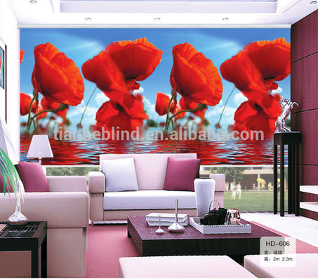 New design single Digital print blackout 3D roller blinds fabric