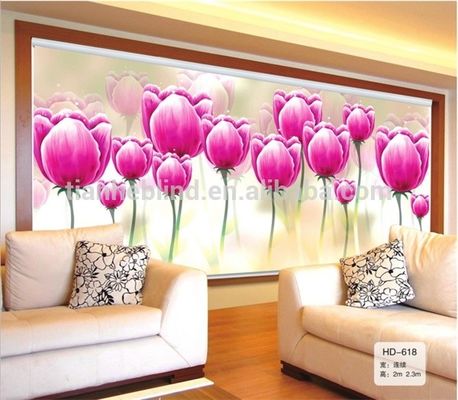 New design single Digital print blackout 3D roller blinds fabric