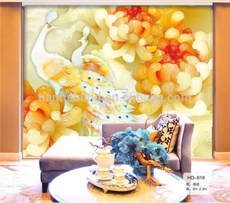 New design single Digital print blackout 3D roller blinds fabric