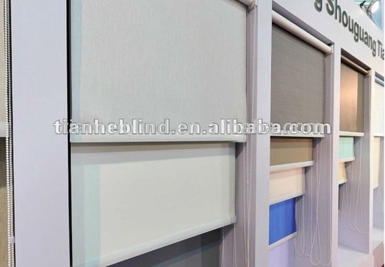 manual and electric fabric roll up blinds