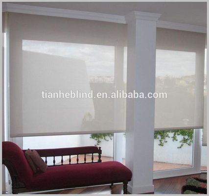 Wholesale blackout sunscreen roller blind fabrics material somfy motorized roller blinds