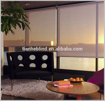 Wholesale blackout sunscreen roller blind fabrics material somfy motorized roller blinds